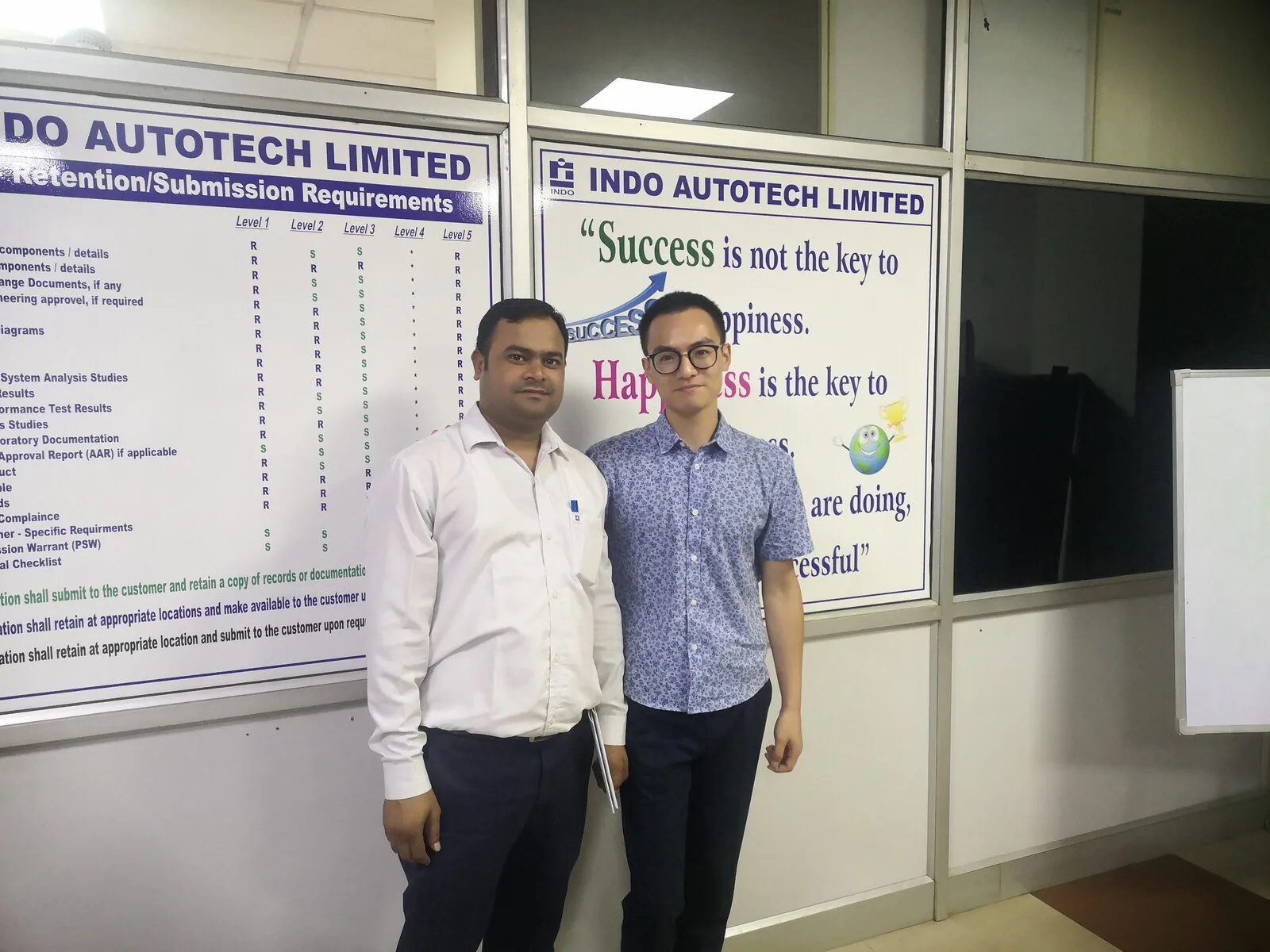 Sales team enablement training session with an Indian overseas buying team in Guangzhou